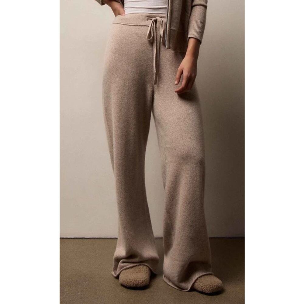 Barefoot Dreams Ultra Lite Lounge Pants Size XL Beige Soft Luxury Cozy Neutral